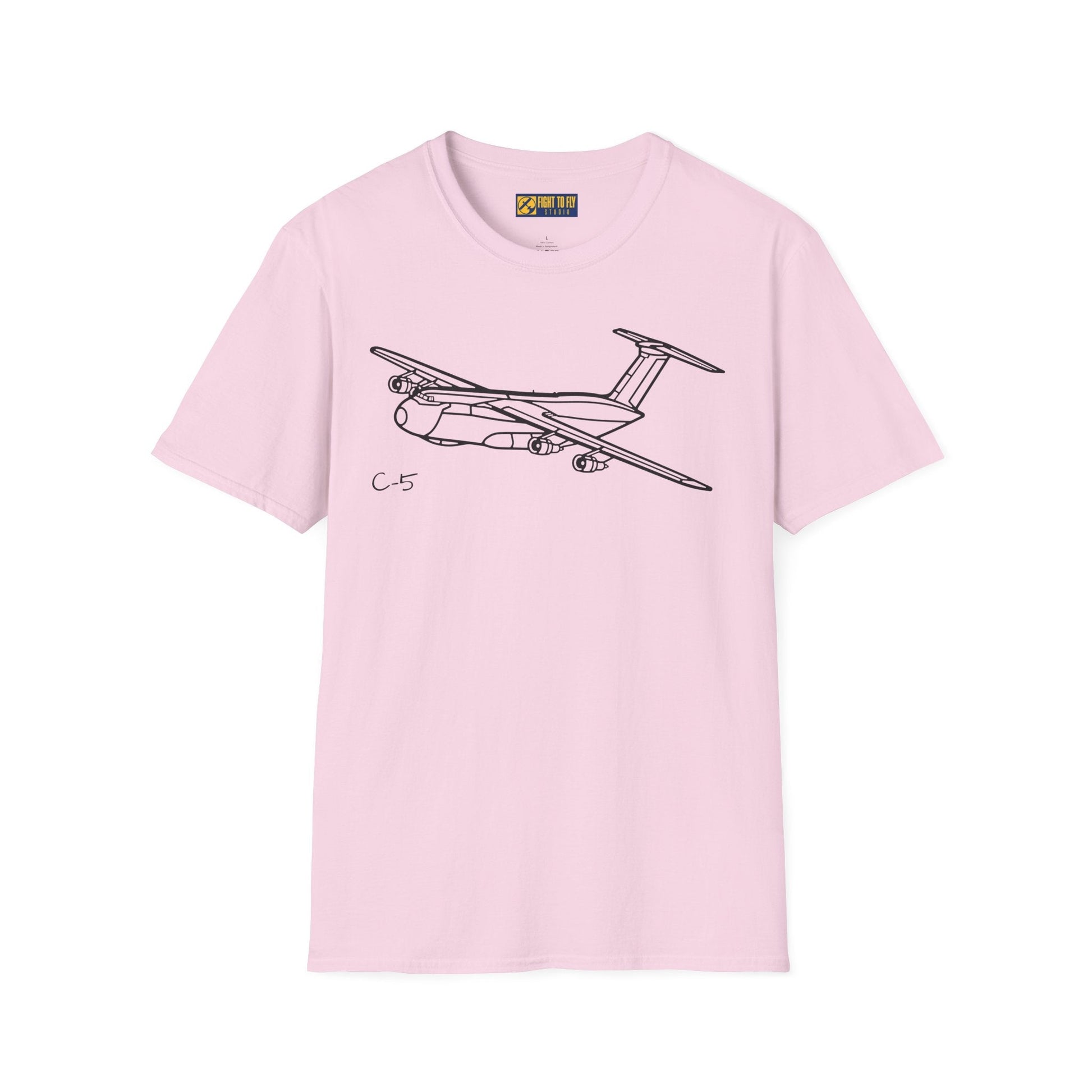 C-5 T-Shirt – Galaxy Strategic Airlifter Aviation Tee - Pilot gifts - WWII warbird t-shirt