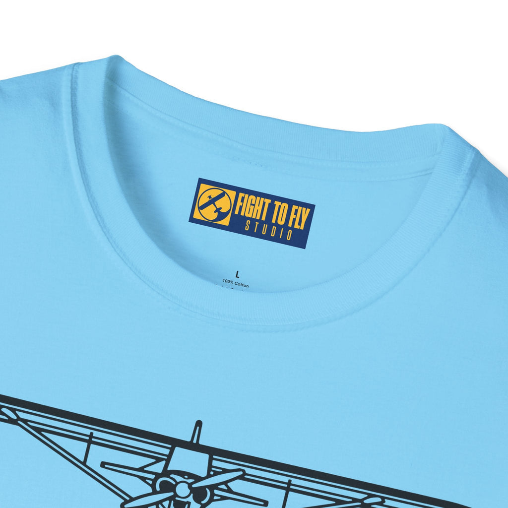 Carbon Cub T-Shirt – CubCrafters Performance Bush Plane Tee - Gifts for pilots - Aviation apparel
