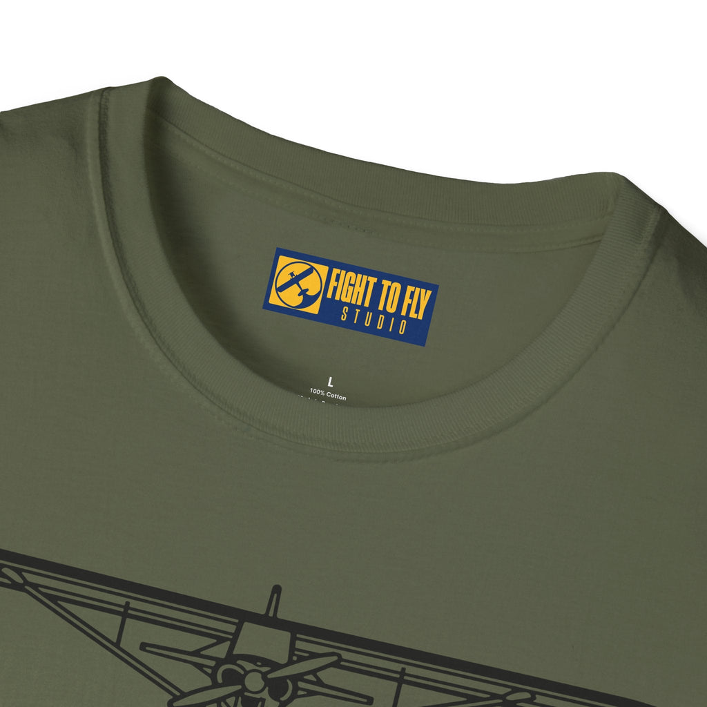 Carbon Cub T-Shirt – CubCrafters Performance Bush Plane Tee - Gifts for pilots - Aviation apparel