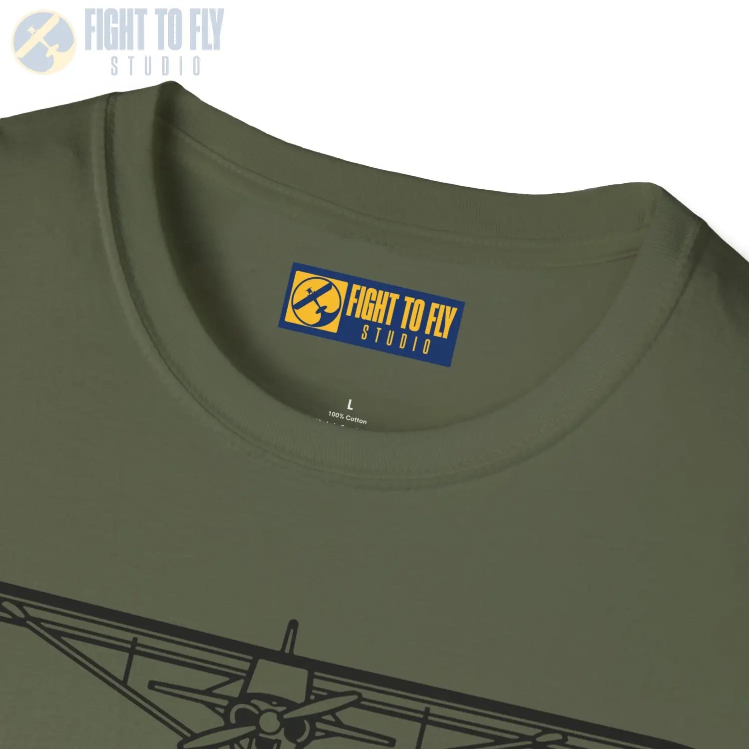 Carbon Cub T-Shirt - Pilot gifts - WWII warbird t-shirt