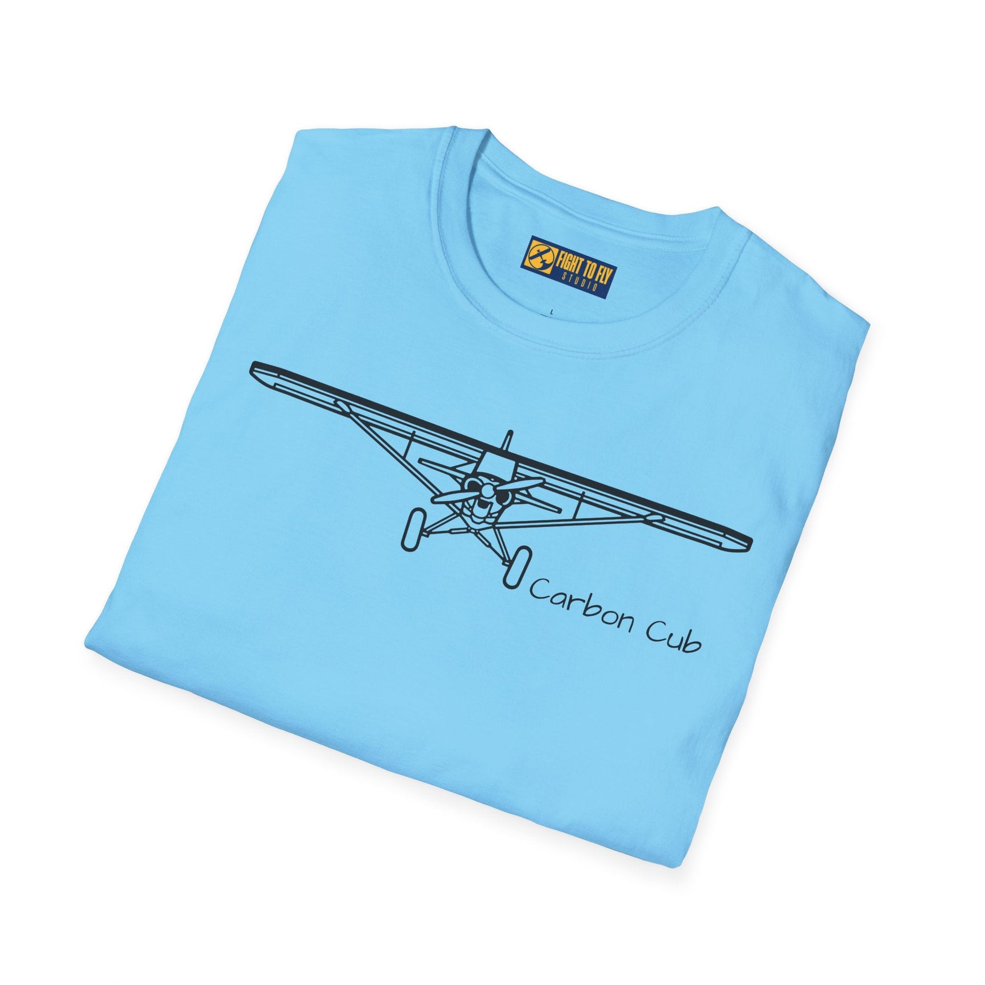 Carbon Cub T-Shirt – CubCrafters Performance Bush Plane Tee - Gifts for pilots - Aviation apparel