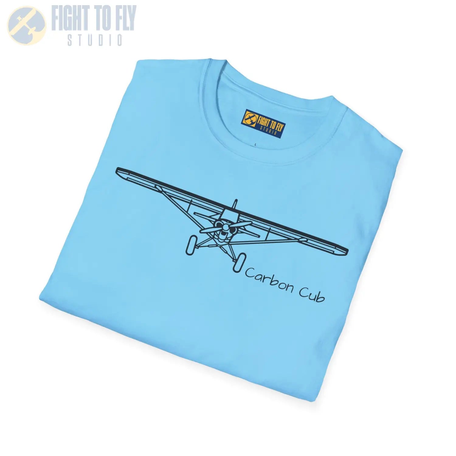 Carbon Cub T-Shirt - Pilot gifts - WWII warbird t-shirt