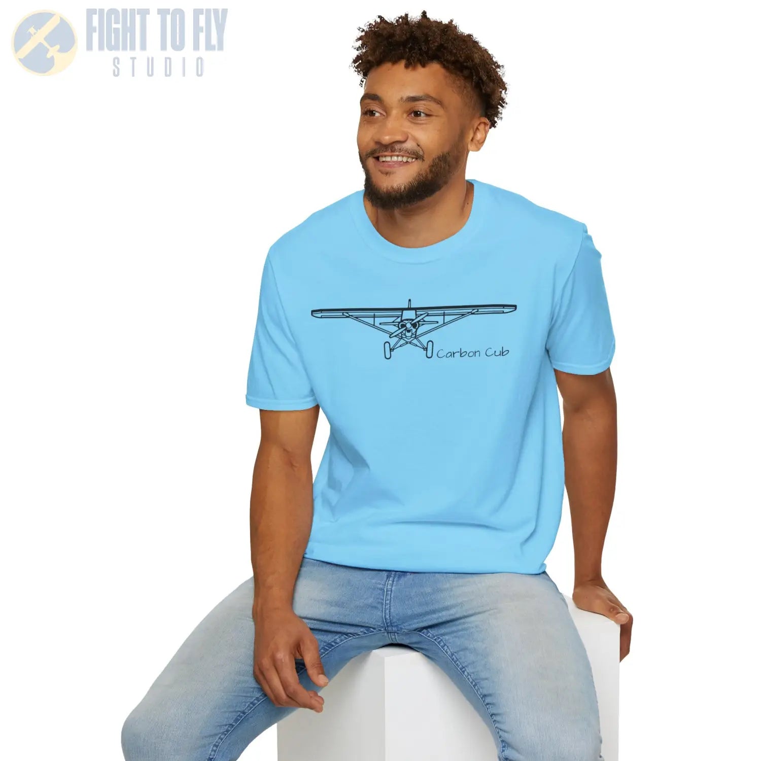 Carbon Cub T-Shirt - Pilot gifts - WWII warbird t-shirt