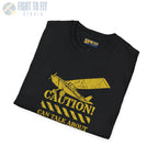 Caution! Can Talk About Planes for Hours - T-Shirt - Pilot gifts - WWII warbird t-shirt