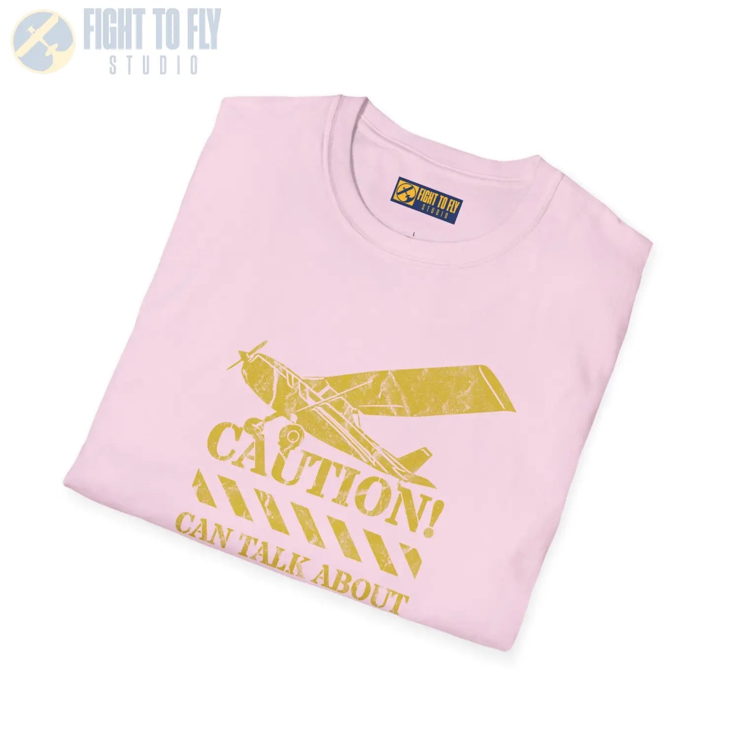 Caution! Can Talk About Planes for Hours - T-Shirt - Pilot gifts - WWII warbird t-shirt