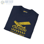 Caution! Can Talk About Planes for Hours - T-Shirt - Pilot gifts - WWII warbird t-shirt