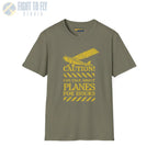 Caution! Can Talk About Planes for Hours - T-Shirt - Pilot gifts - WWII warbird t-shirt