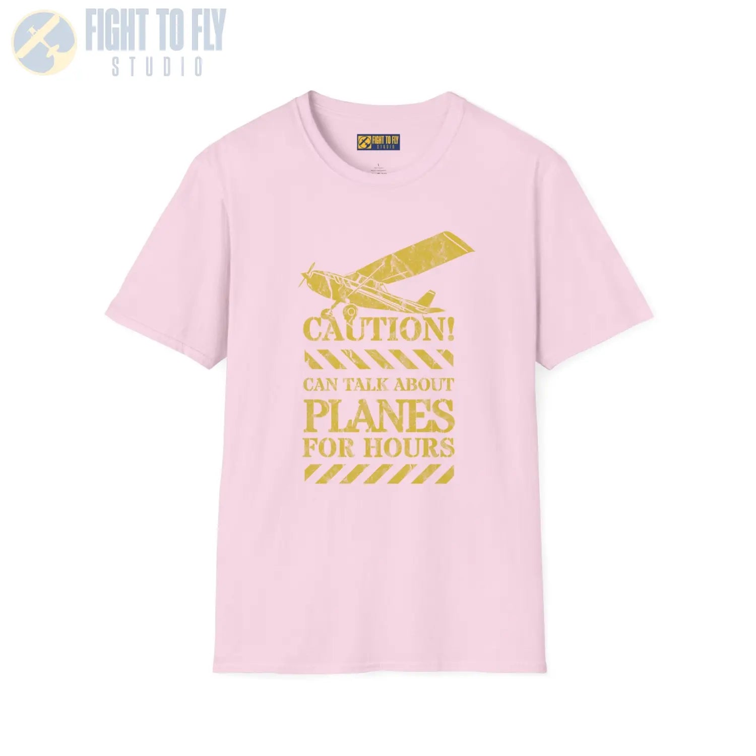 Caution! Can Talk About Planes for Hours - T-Shirt - Pilot gifts - WWII warbird t-shirt
