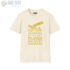 Caution! Can Talk About Planes for Hours - T-Shirt - Pilot gifts - WWII warbird t-shirt