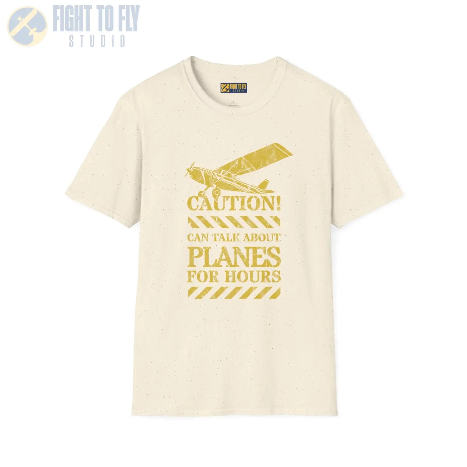 Caution! Can Talk About Planes for Hours - T-Shirt - Pilot gifts - WWII warbird t-shirt