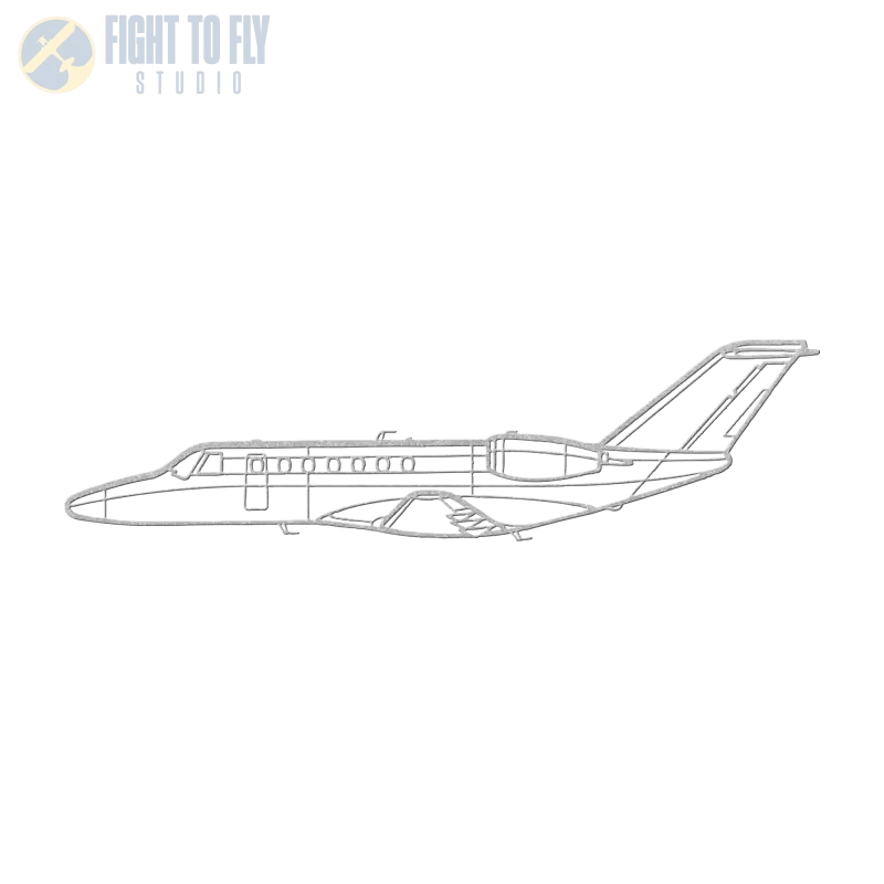 CE 525B Die Cut Metal Wall Art - Sign - Pilot gifts - WWII warbird t-shirt