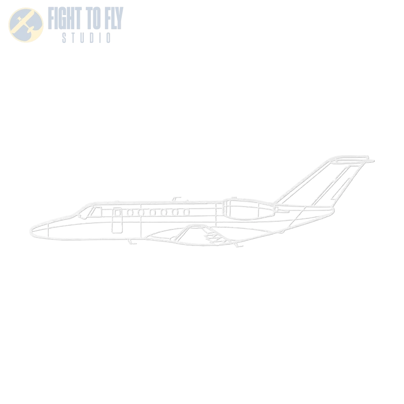CE 525B Die Cut Metal Wall Art - Sign - Pilot gifts - WWII warbird t-shirt