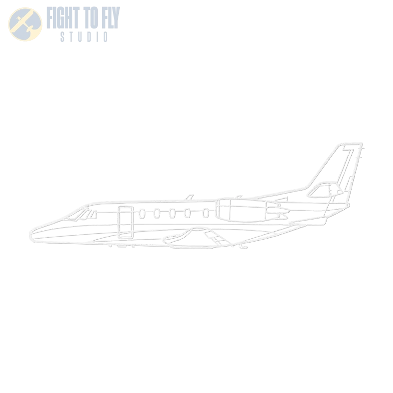 CE-560XL Die Cut Metal Wall Art - Sign - Pilot gifts - WWII warbird t-shirt