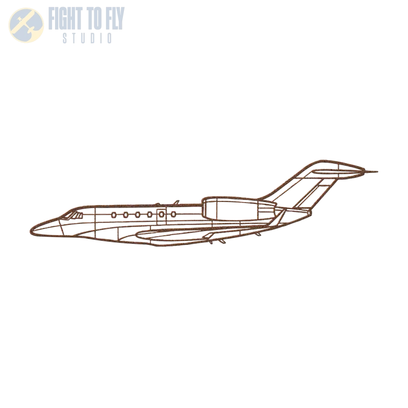 CE-750 Die Cut Metal Wall Art - Sign - Pilot gifts - WWII warbird t-shirt