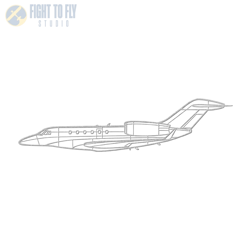 CE-750 Die Cut Metal Wall Art - Sign - Pilot gifts - WWII warbird t-shirt