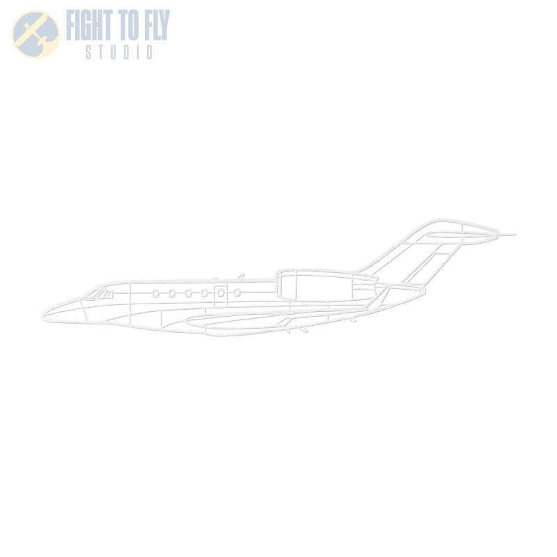 CE-750 Die Cut Metal Wall Art - Sign - Pilot gifts - WWII warbird t-shirt