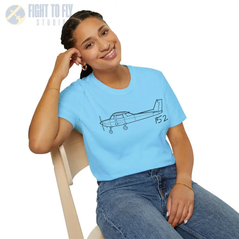 Cessna 152 T-Shirt – Two-Seat Trainer Legend Tee for Student Pilots and Instructors - Pilot gifts - WWII warbird t-shirt