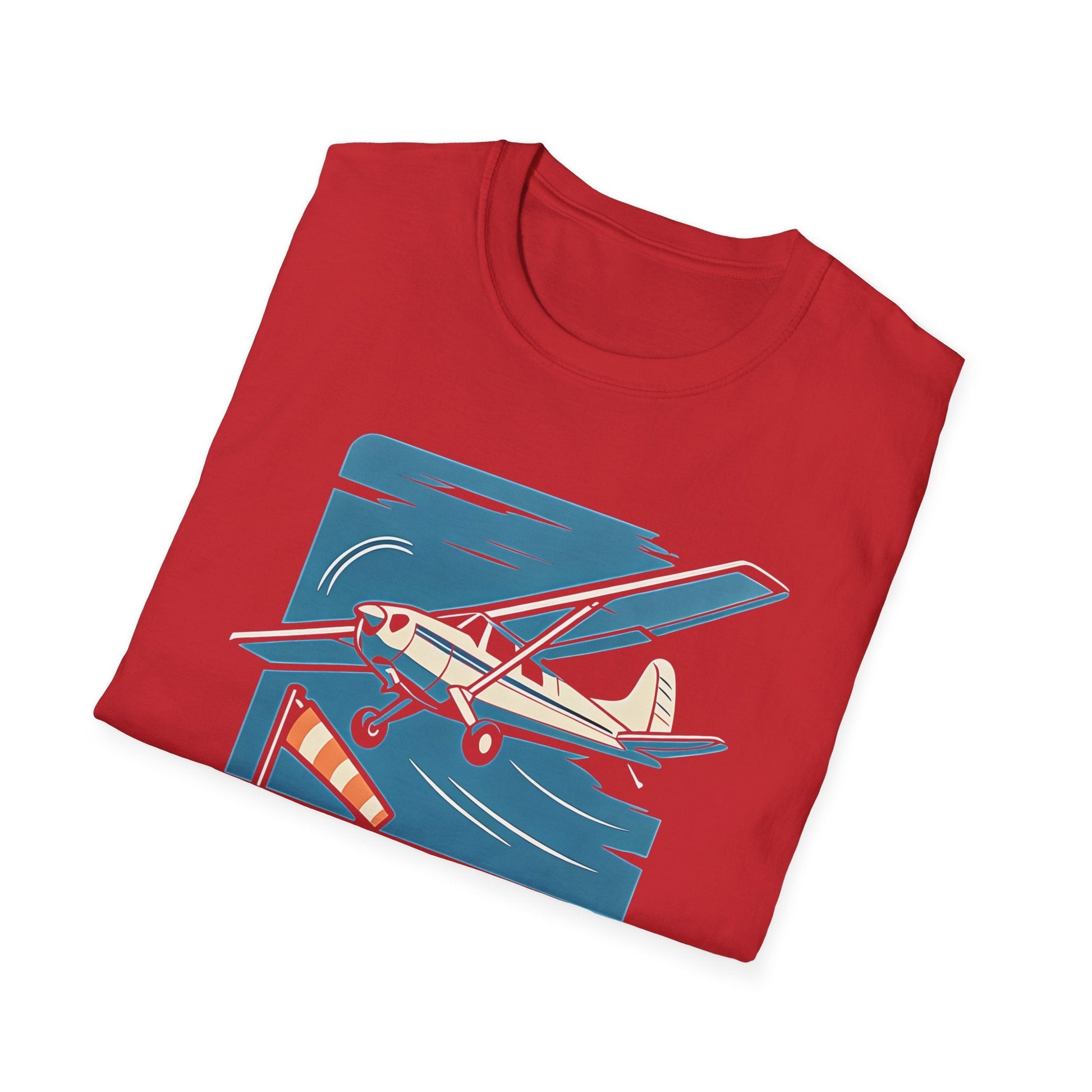 Cessna 170 Premium T-Shirt – “Crosswind Landings Build Character” Taildragger Tee - Pilot gifts - WWII warbird t-shirt