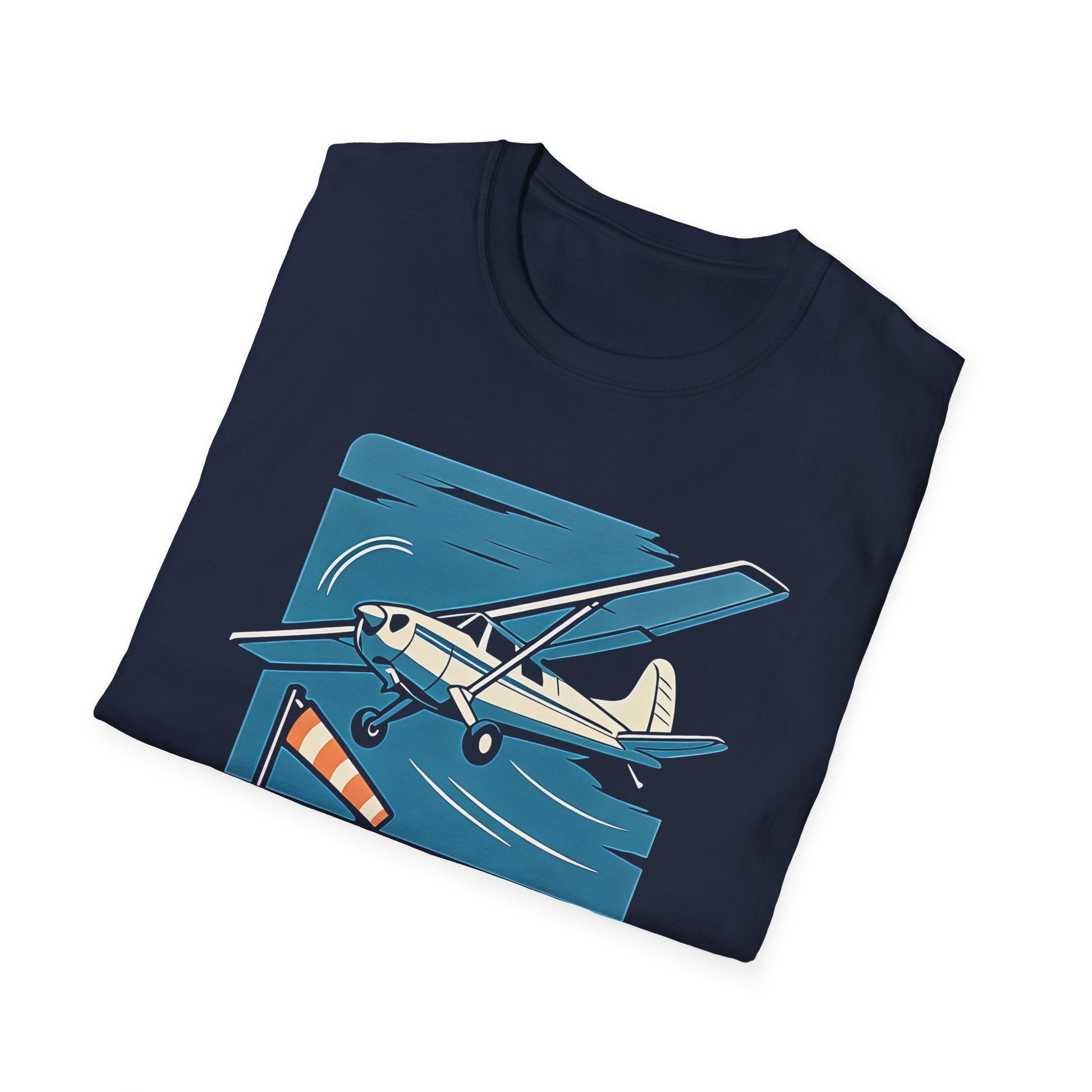Cessna 170 Premium T-Shirt – “Crosswind Landings Build Character” Taildragger Tee - Pilot gifts - WWII warbird t-shirt