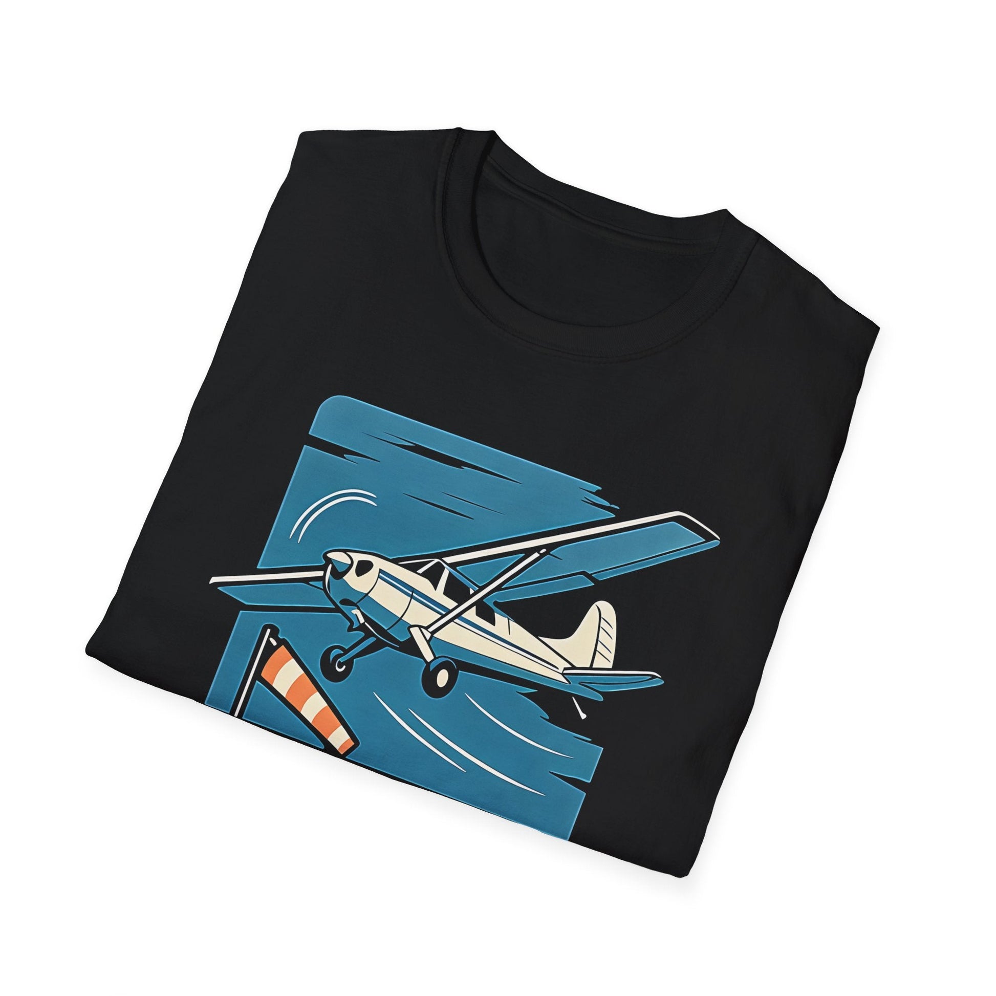 Cessna 170 Premium T-Shirt – “Crosswind Landings Build Character” Taildragger Tee - Pilot gifts - WWII warbird t-shirt