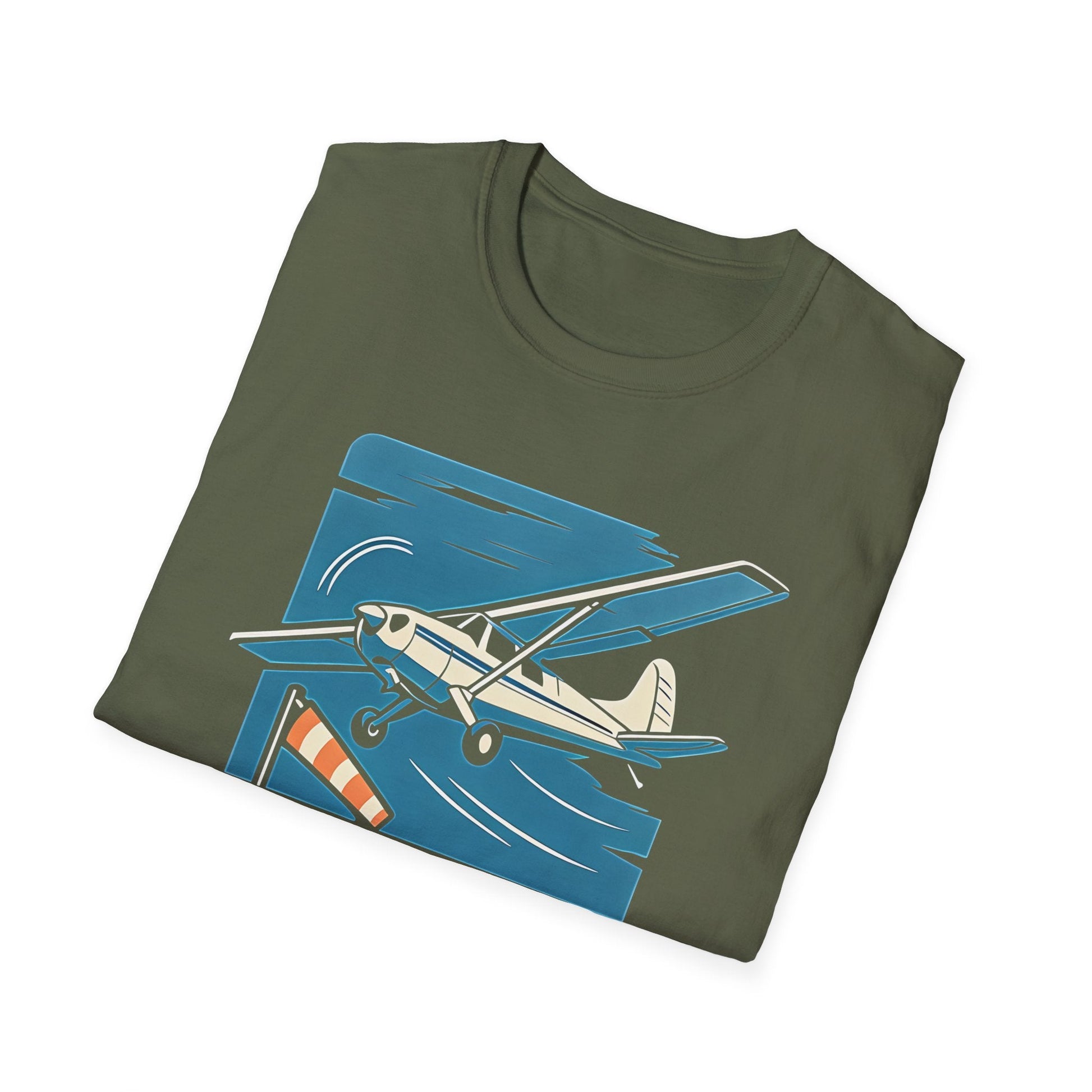 Cessna 170 Premium T-Shirt – “Crosswind Landings Build Character” Taildragger Tee - Pilot gifts - WWII warbird t-shirt
