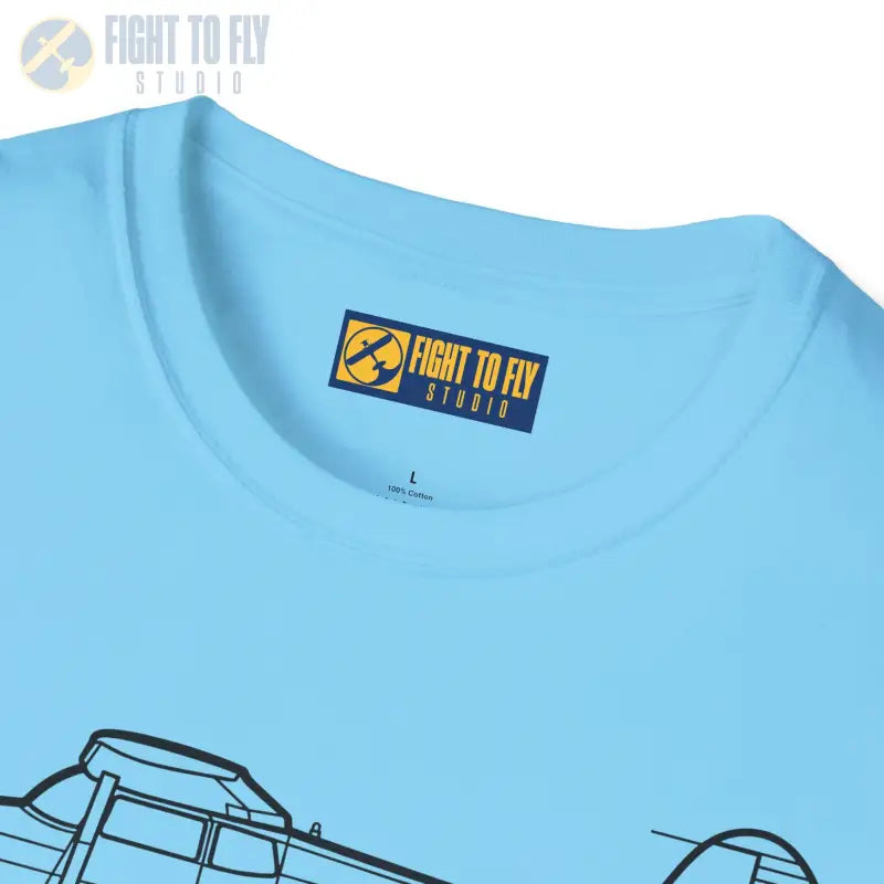 Cessna 170B Floatplane T-Shirt – Classic Taildragger on Floats Tee - Pilot gifts - WWII warbird t-shirt