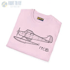Cessna 170B Floatplane T-Shirt - Pilot gifts - WWII warbird t-shirt