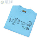 Cessna 170B T-Shirt - Pilot gifts - WWII warbird t-shirt