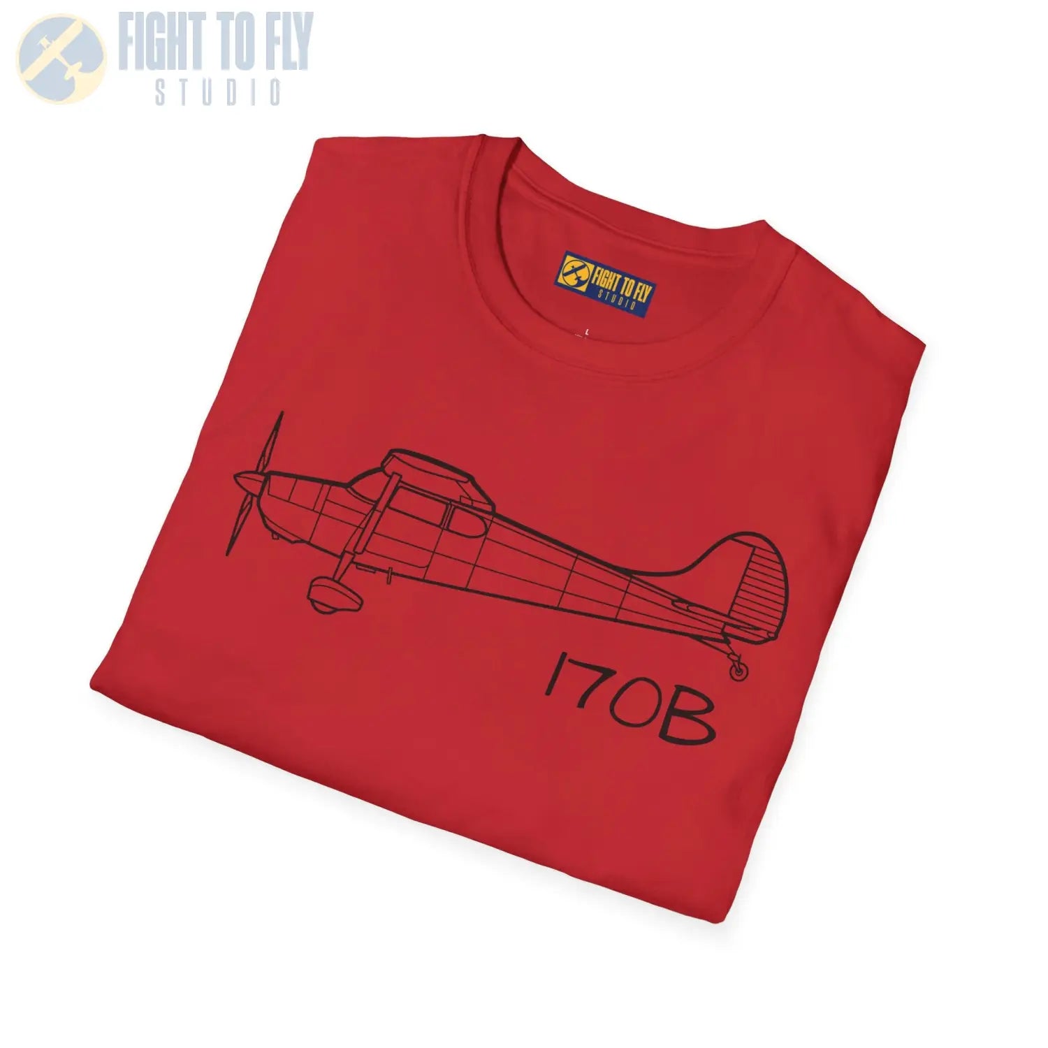 Cessna 170B T-Shirt - Pilot gifts - WWII warbird t-shirt