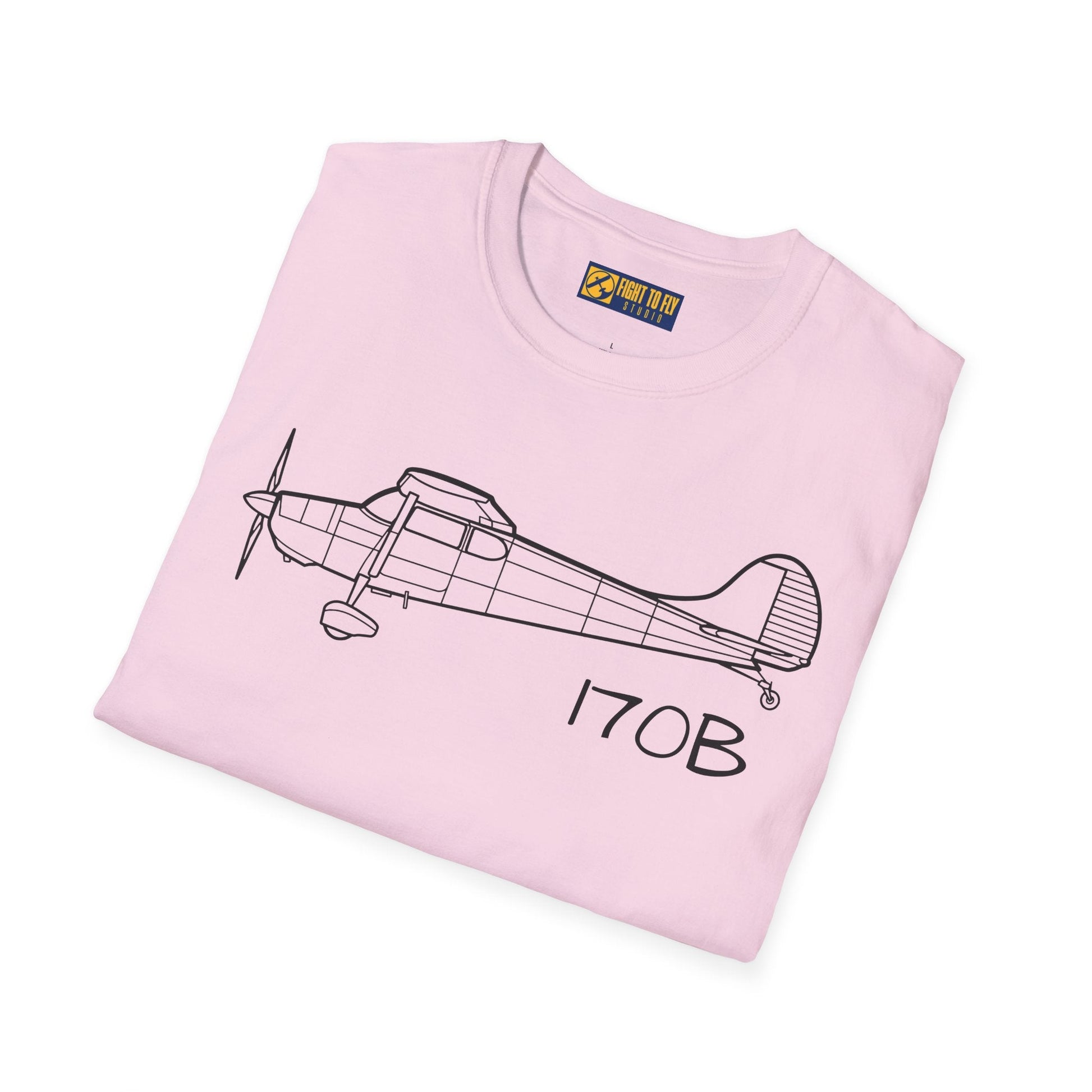 Cessna 170B T-Shirt – Vintage Taildragger Aviation Tee - Pilot gifts - WWII warbird t-shirt