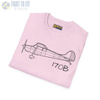 Cessna 170B T-Shirt - Pilot gifts - WWII warbird t-shirt
