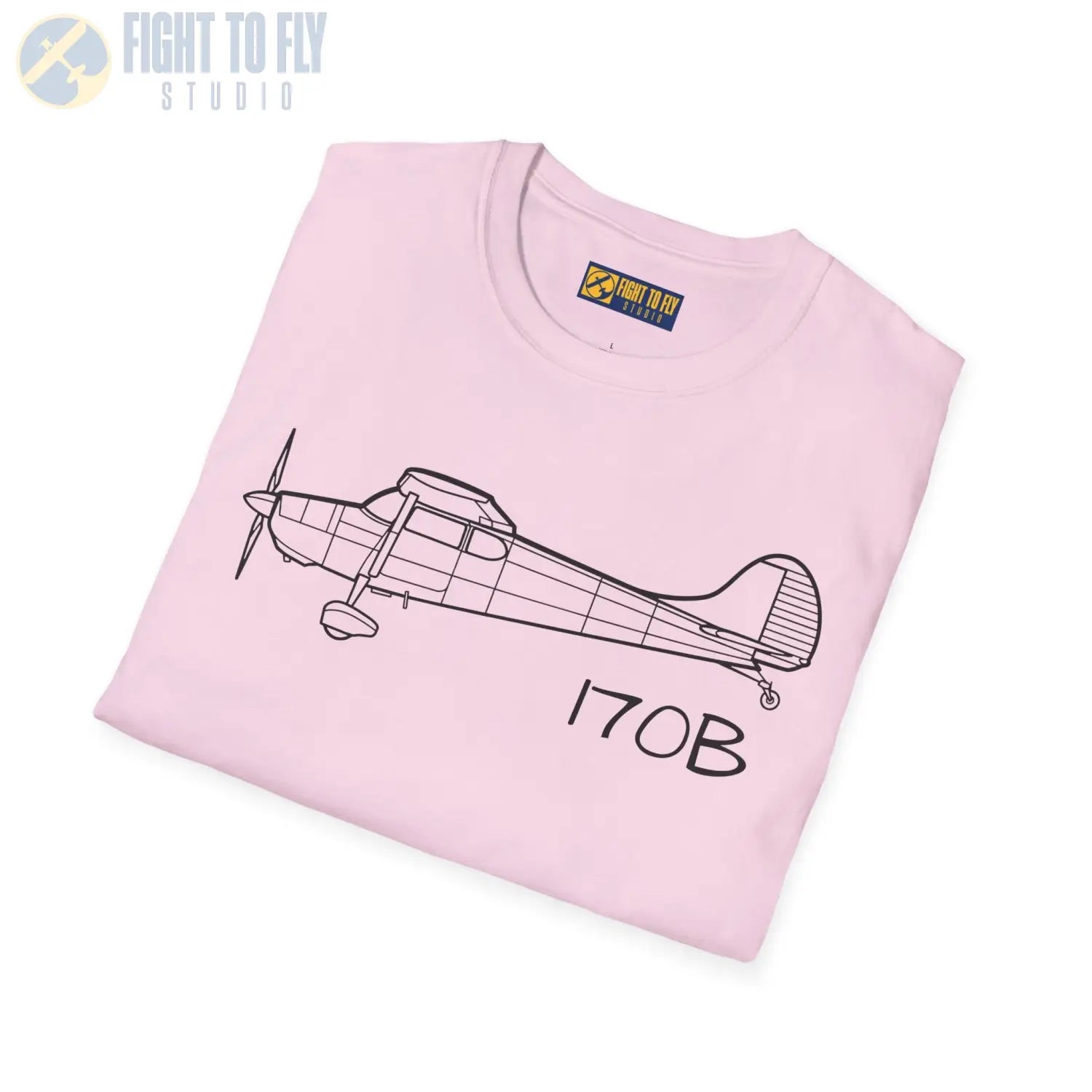 Cessna 170B T-Shirt - Pilot gifts - WWII warbird t-shirt