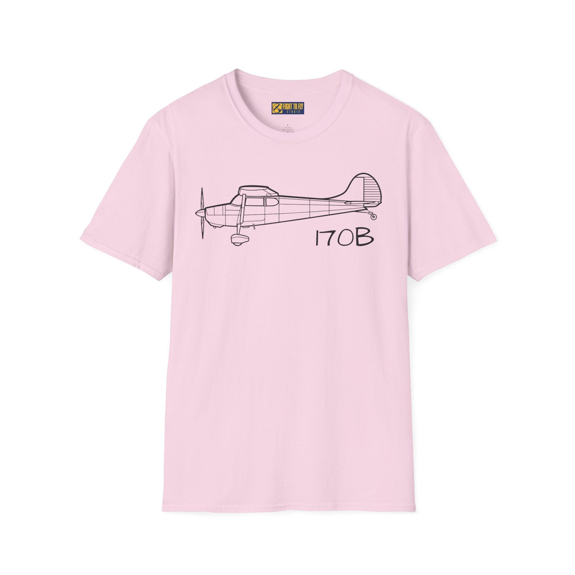 Cessna 170B T-Shirt – Vintage Taildragger Aviation Tee - Pilot gifts - WWII warbird t-shirt