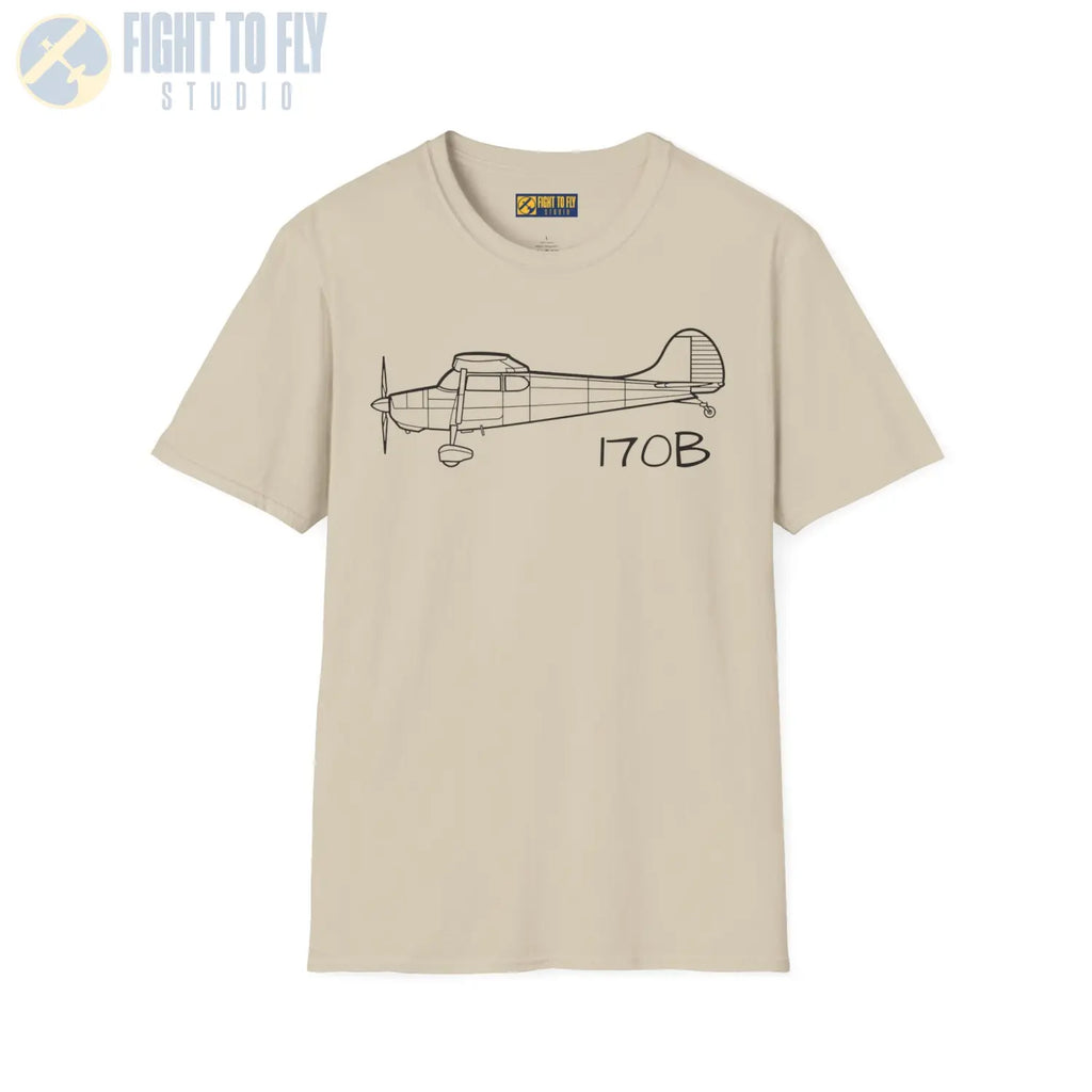 Cessna 170B T-Shirt - Pilot gifts - WWII warbird t-shirt