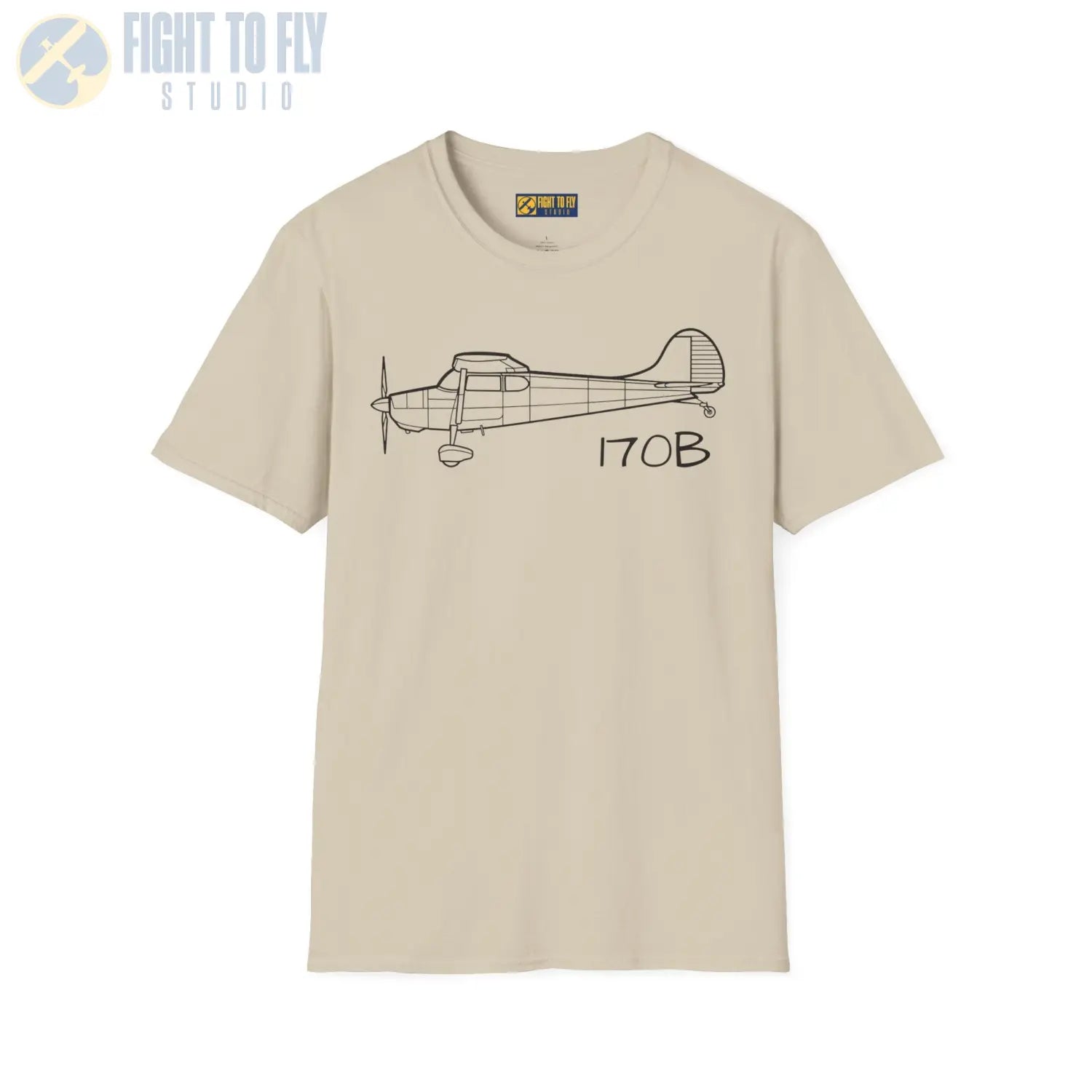 Cessna 170B T-Shirt - Pilot gifts - WWII warbird t-shirt