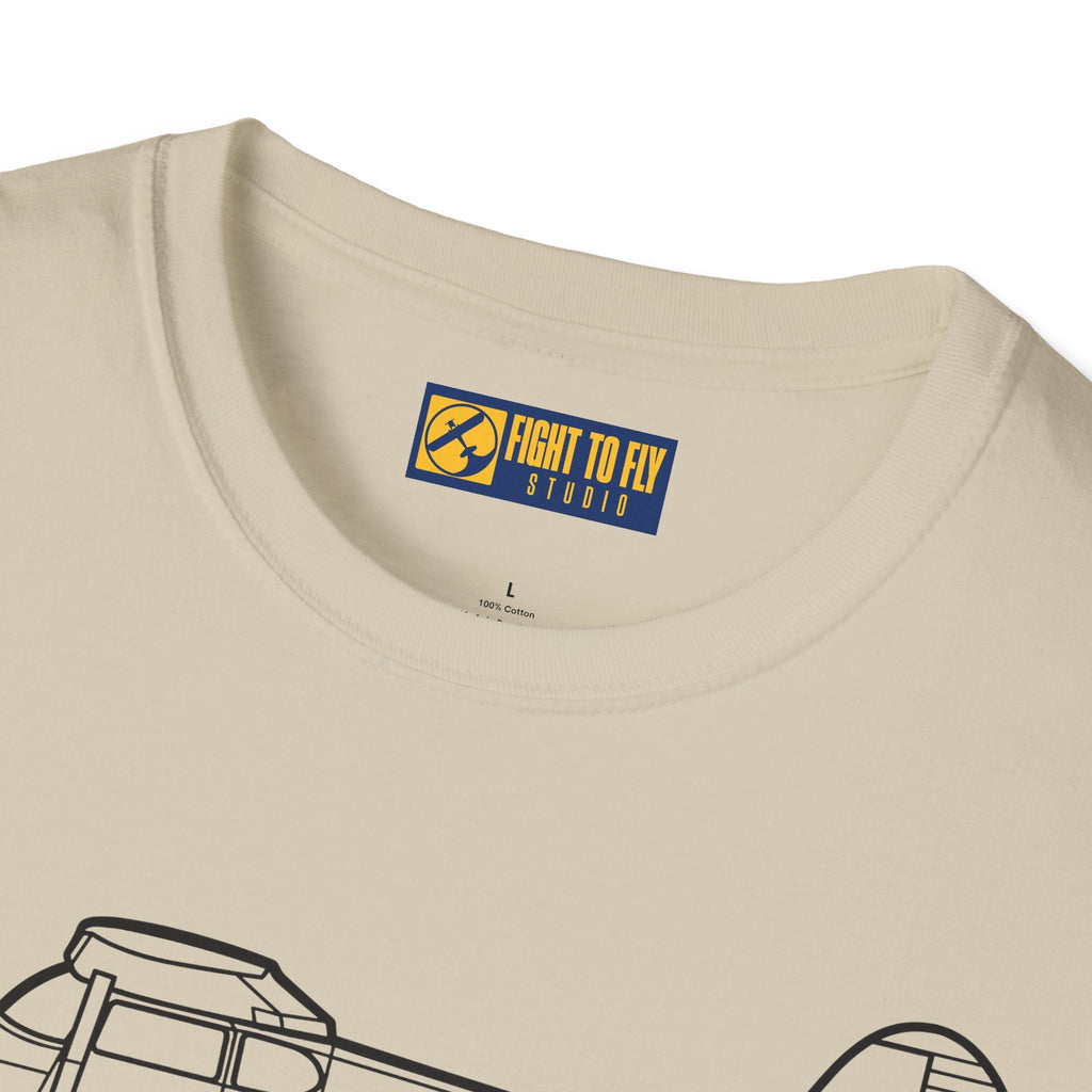 Cessna 170B T-Shirt – Vintage Taildragger Aviation Tee - Pilot gifts - WWII warbird t-shirt