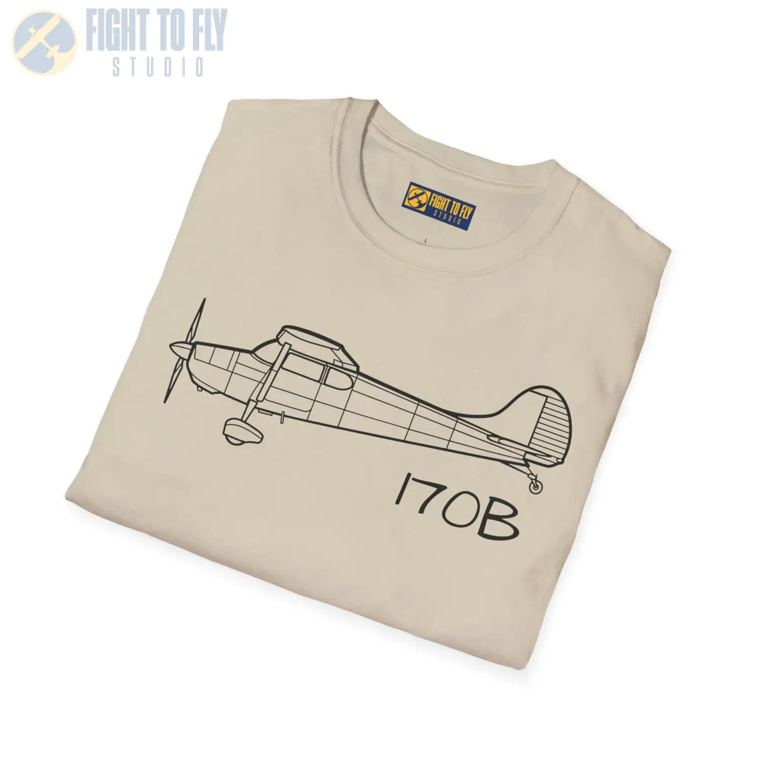 Cessna 170B T-Shirt - Pilot gifts - WWII warbird t-shirt