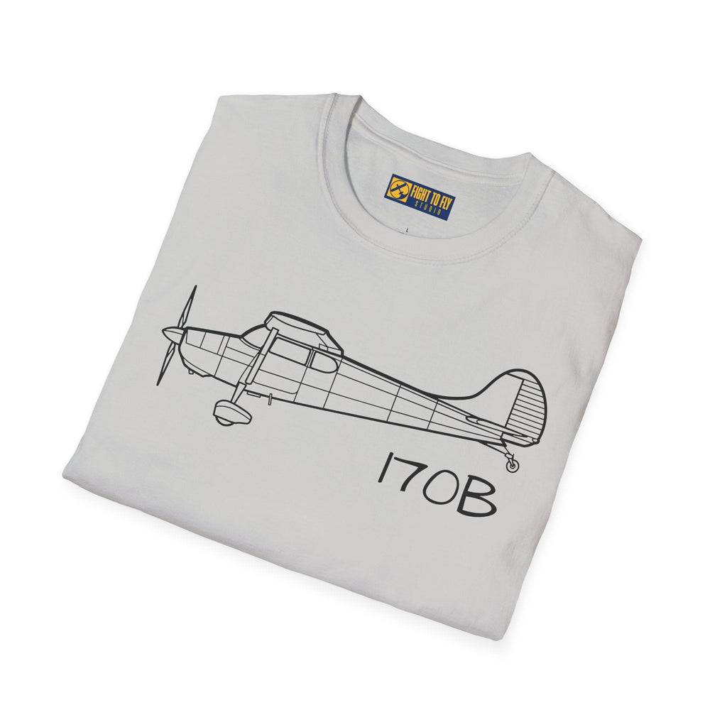 Cessna 170B T-Shirt – Vintage Taildragger Aviation Tee - Pilot gifts - WWII warbird t-shirt