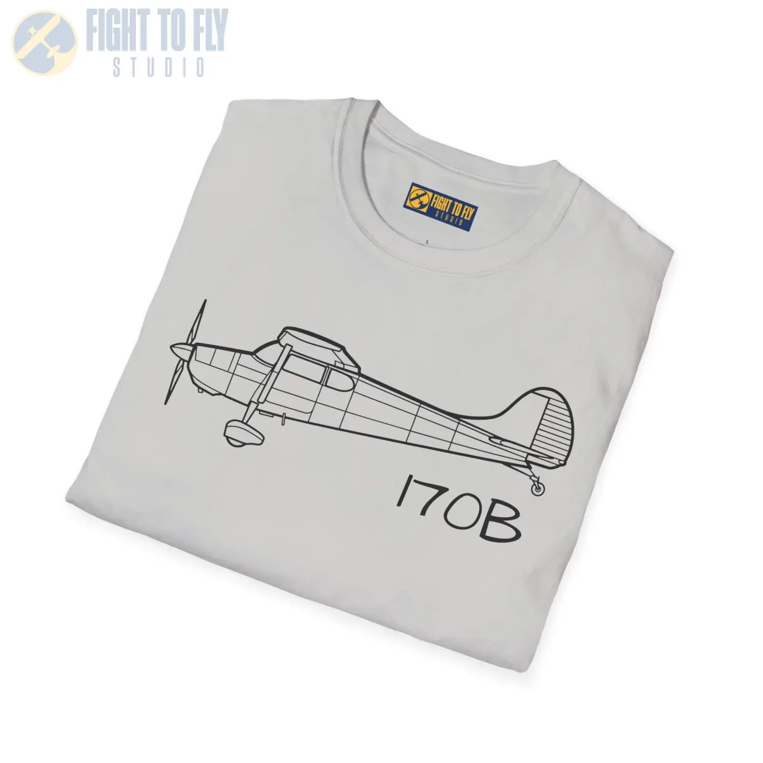 Cessna 170B T-Shirt - Pilot gifts - WWII warbird t-shirt