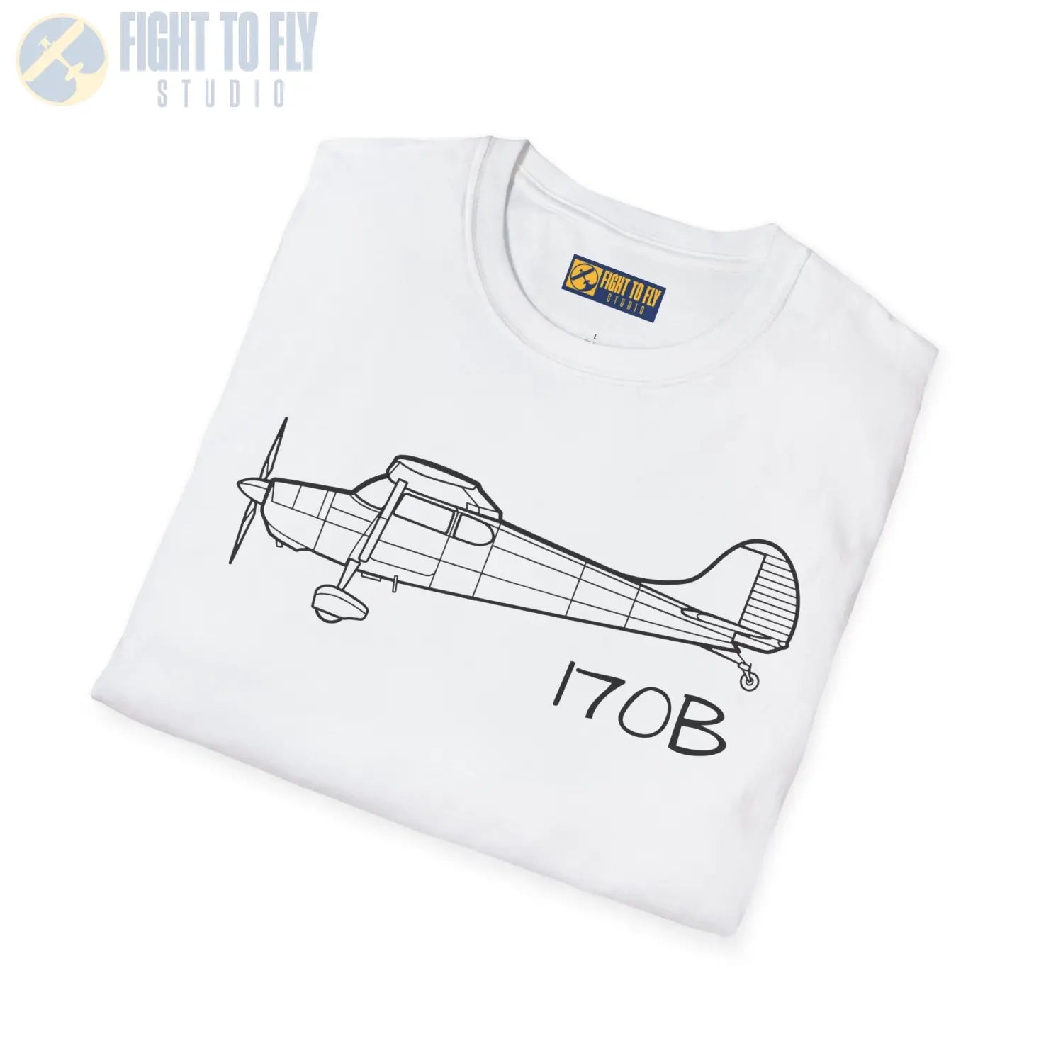 Cessna 170B T-Shirt - Pilot gifts - WWII warbird t-shirt