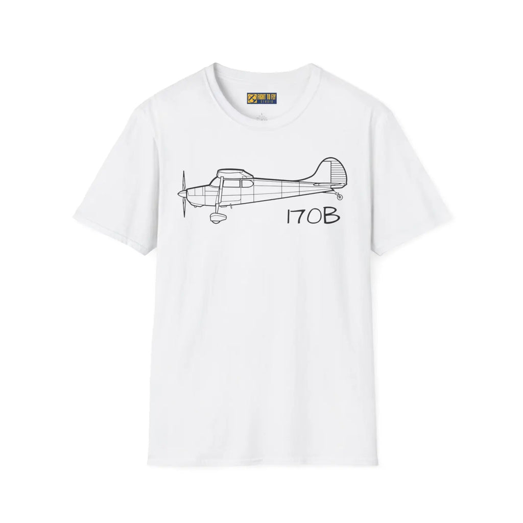 Cessna 170B T-Shirt - Pilot gifts - WWII warbird t-shirt