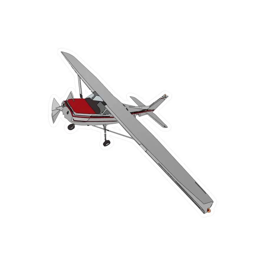 Cessna 172 Kiss-Cut Vinyl Decal - Paper products - Pilot gifts - WWII warbird t-shirt