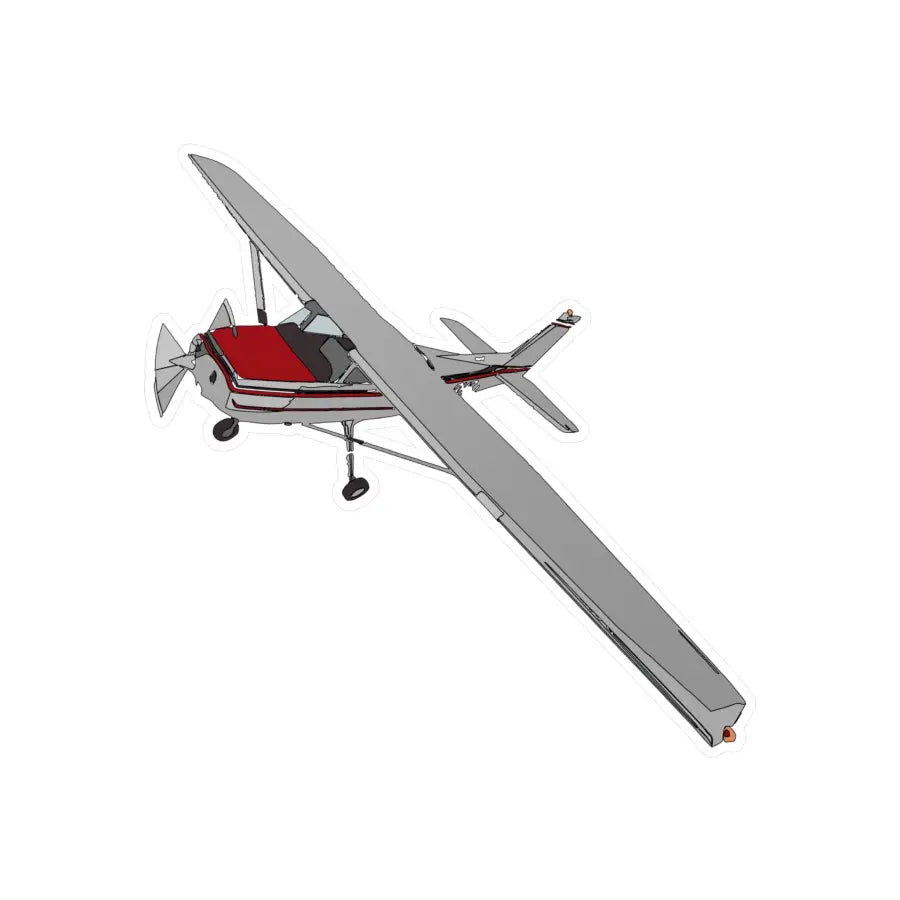 Cessna 172 Kiss-Cut Vinyl Decal - Paper products - Pilot gifts - WWII warbird t-shirt