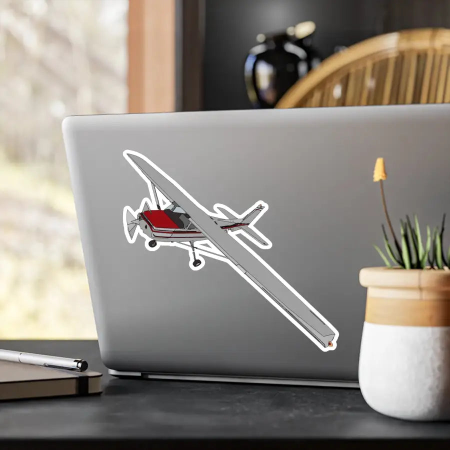 Cessna 172 Kiss-Cut Vinyl Decal - Paper products - Pilot gifts - WWII warbird t-shirt