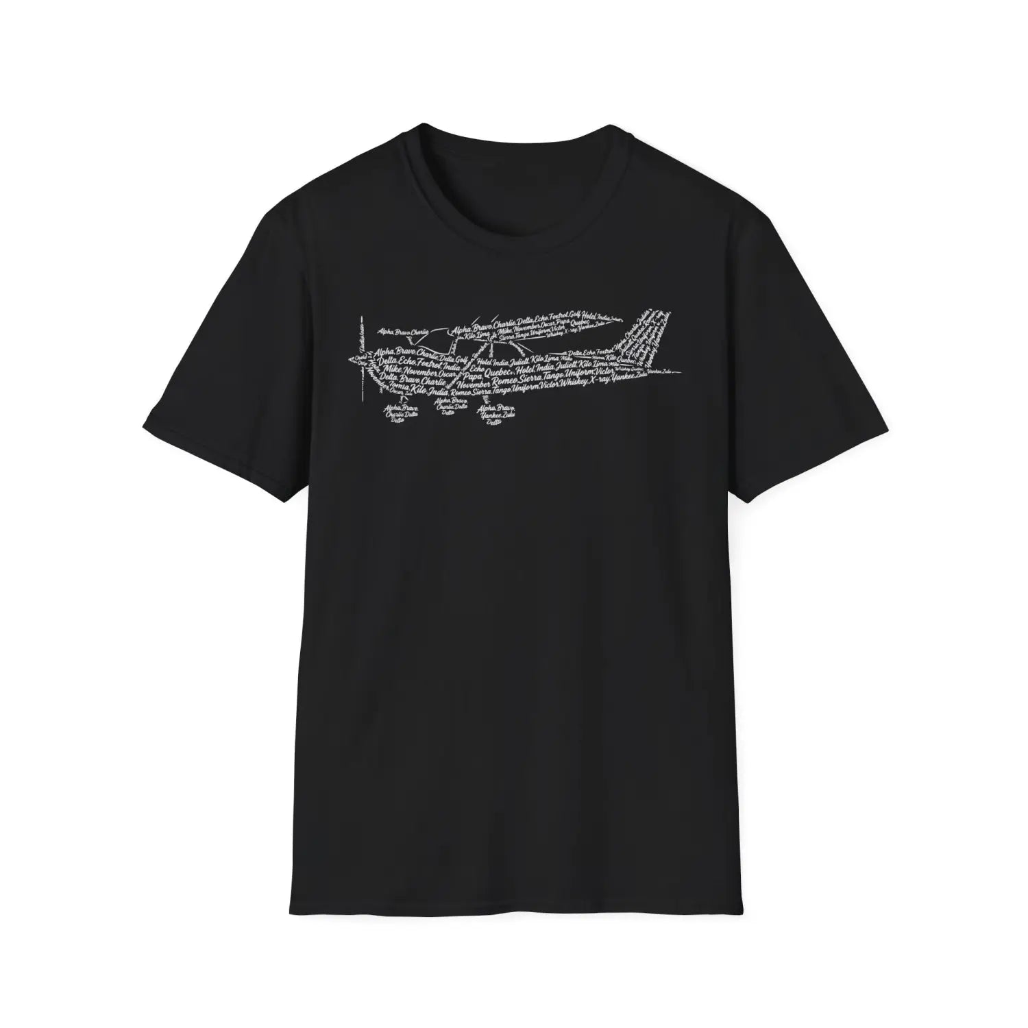 Cessna 172 NATO Phonetic Alphabet Premium T-Shirt - Pilot gifts - WWII warbird t-shirt