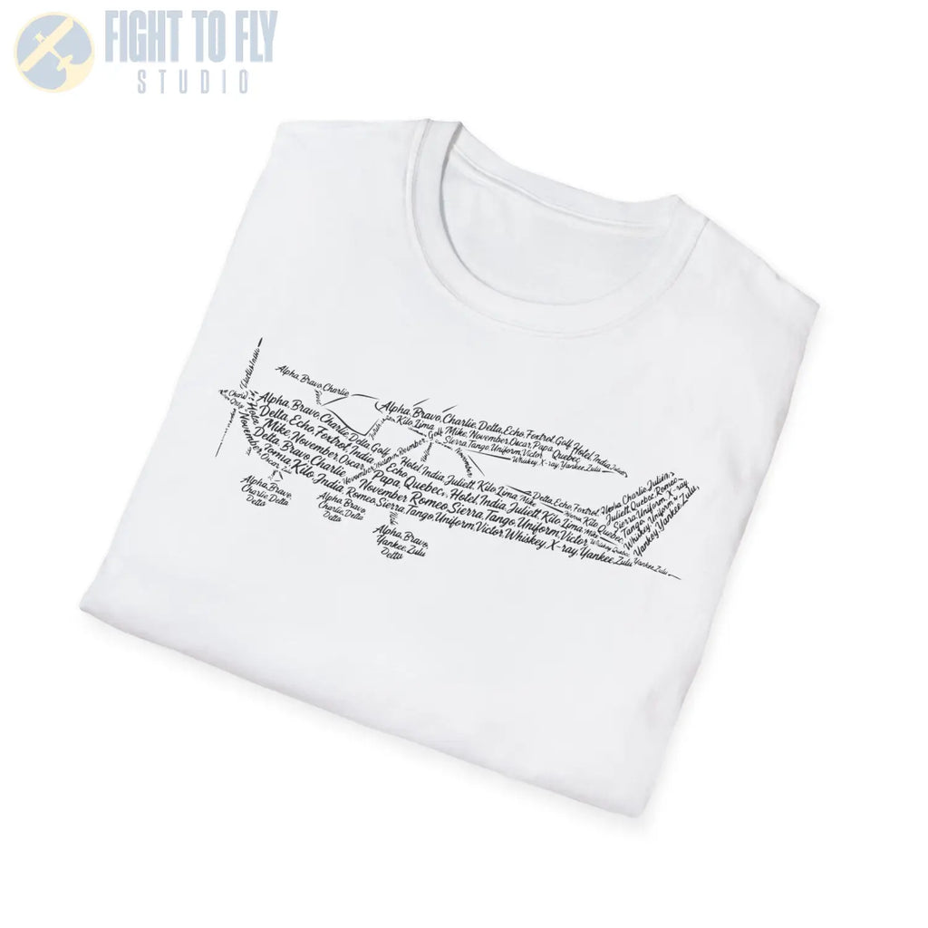 Cessna 172 NATO Phonetic Alphabet Premium T-Shirt - Pilot gifts - WWII warbird t-shirt