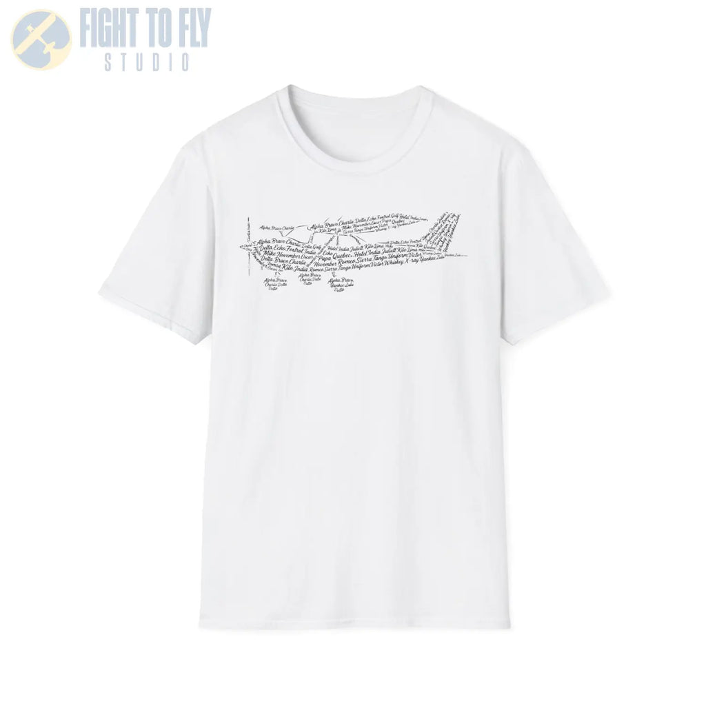 Cessna 172 NATO Phonetic Alphabet Premium T-Shirt - Pilot gifts - WWII warbird t-shirt