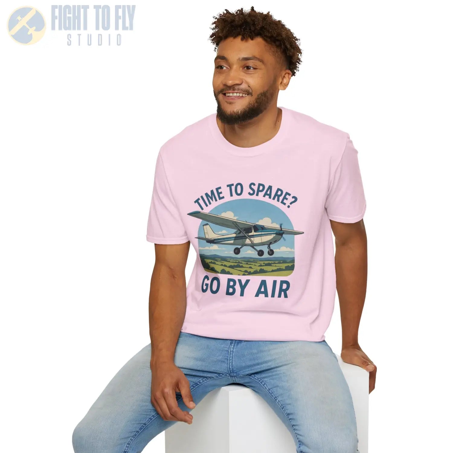 Time to Spare? Go by Air Cessna 172 T Shirt Pilot gifts WWII warbird t shirt