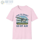 Time to Spare? Go by Air - Cessna 172 - T-Shirt - Pilot gifts - WWII warbird t-shirt