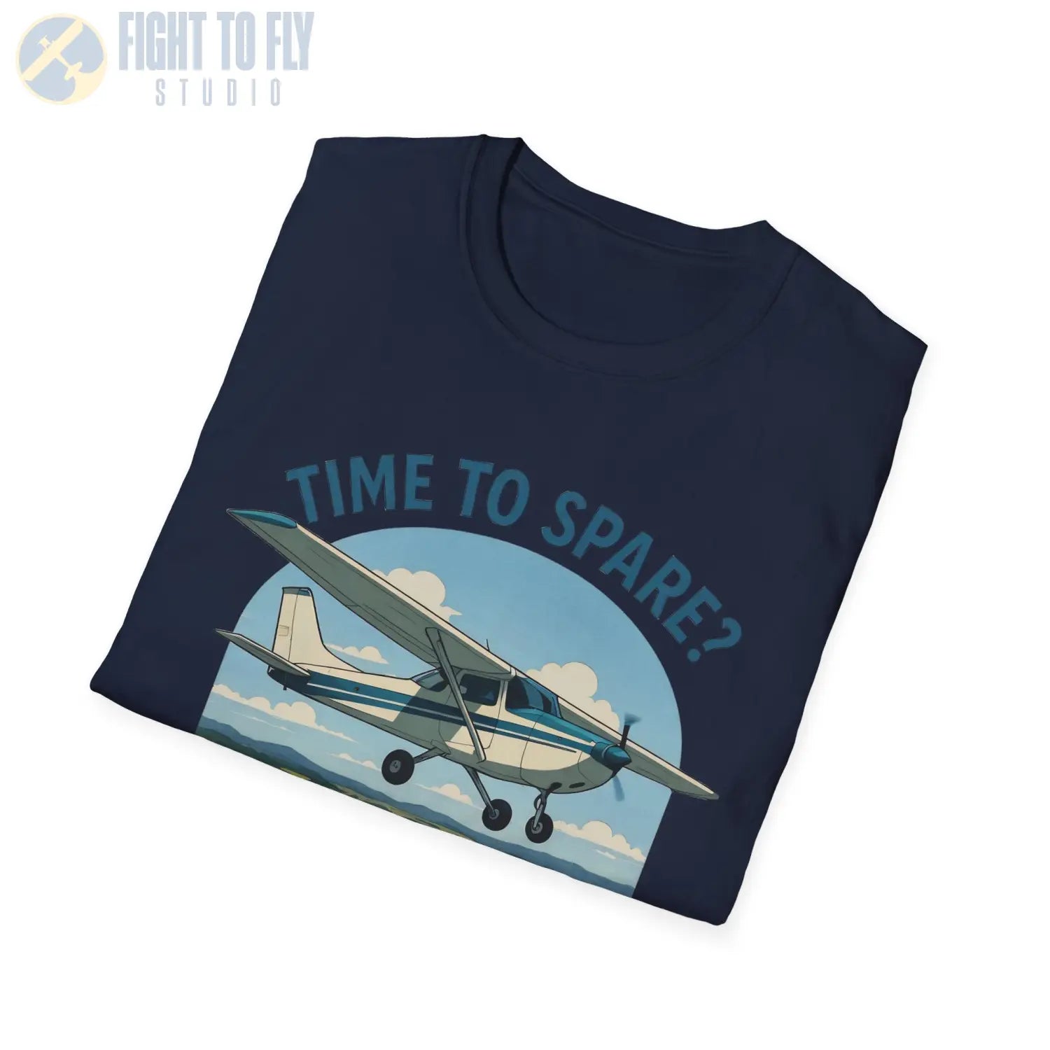 Time to Spare? Go by Air Cessna 172 T Shirt Pilot gifts WWII warbird t shirt